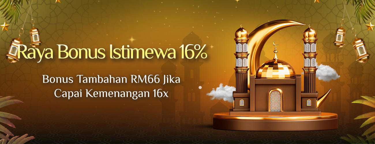 Raya Bonus Istimewa 16%